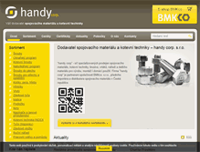 Tablet Screenshot of handycorp.cz